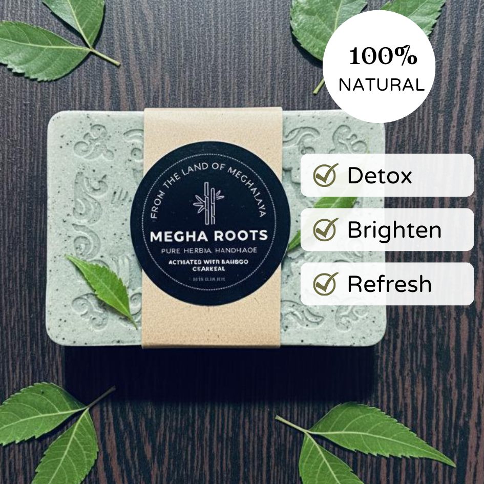 Tan Clear Herbal Scrub Organic Soap Bar Organic Soap